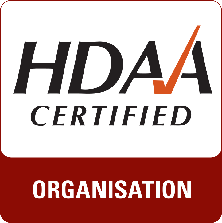 HDAA certified organisation